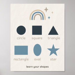 Arte de Parede para Berçário com Impressão de Form