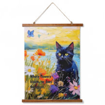 Arte de parede personalizável, Parede Floral pendu