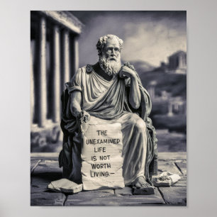 Arte de Parede Stoicismo, Poster de Citação Motiva