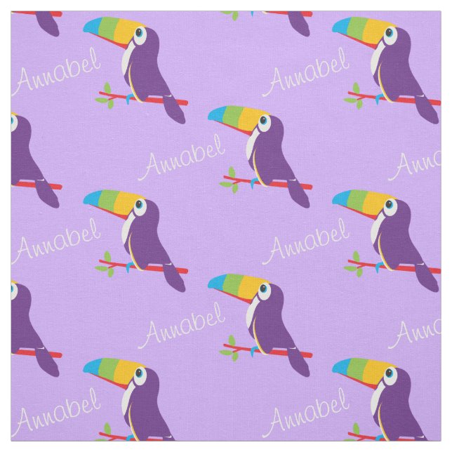 Arte de pássaro táctil chamada tecido roxo (Modelo)