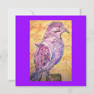 Arte de pomba de asa branca