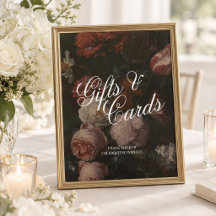 Arte de Poster de Presentes e Cartões Florais Mal-