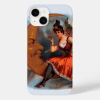 Arte de rótulo de charuto vintage, fada vitoriana