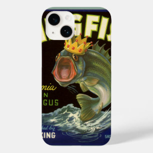 Arte de rótulo de lata de produto vintage, Kingfis