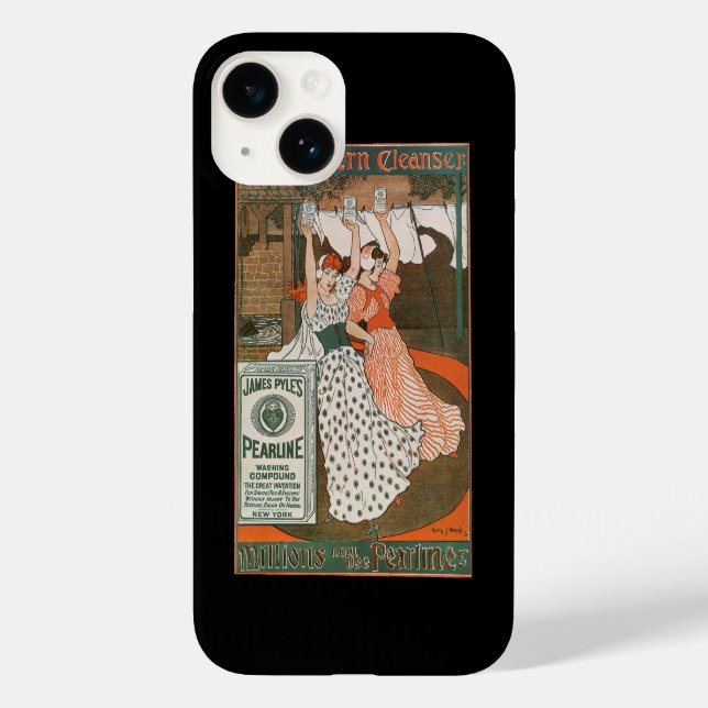 Arte de rótulo de produto vintage Pearline Modern  (Verso)