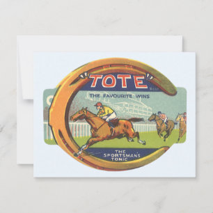 Arte de rótulo de produto vintage, Tote Sportsman'