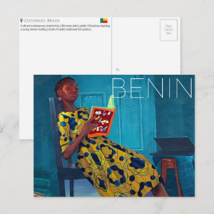 Arte de Rua, Cotonou, Benim Cartão Postal de Viage