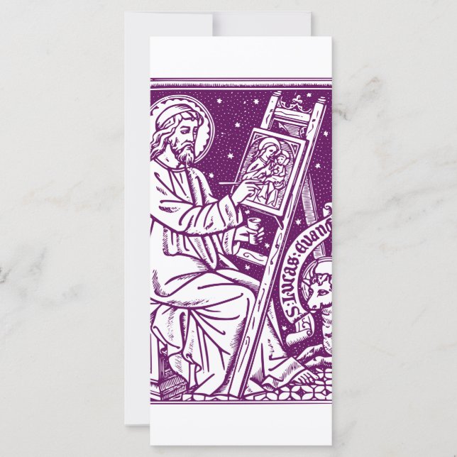 Arte de São Lucas o Apóstolo e Evangelista (Frente)