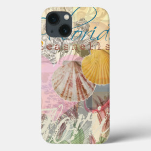 Arte de Shell de Seashell na Florida Viagens vinta
