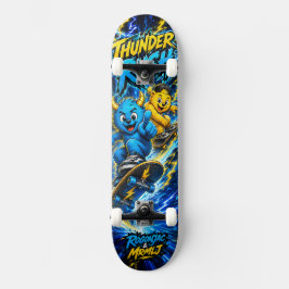 Arte de skate de rua Thunder Rush Neon Lightning