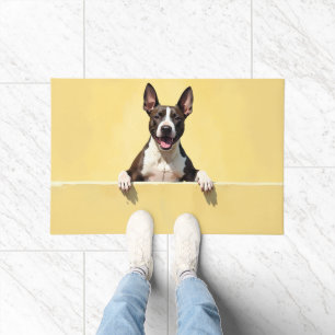 Arte de Tapete de Porta Bull Terrier