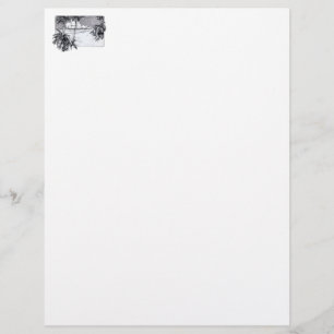 Arte de Vintage Sul da Praia Tropical