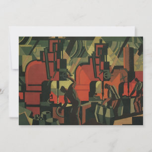 Arte Deco Vintage de Negócios Industriais de Fabri