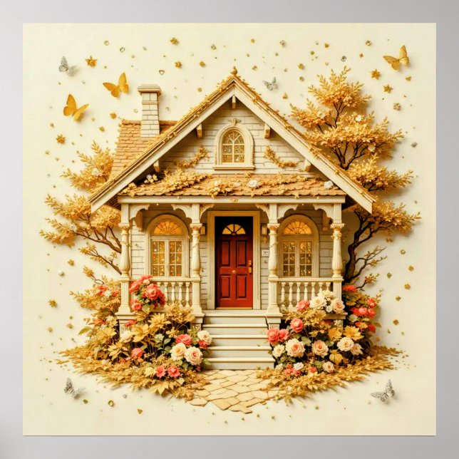 Arte Decorativa - Home Sweet Home #6 Poster (Frente)