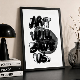 Arte Deve Consolar o Perturbado Citação de Poster
