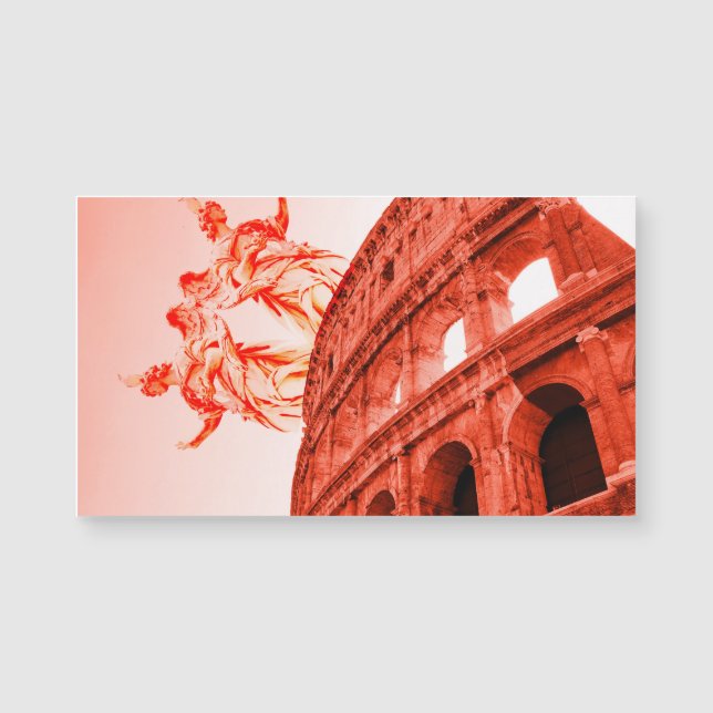Arte digital de Colósseis e estátuas/esculturas (Frente)