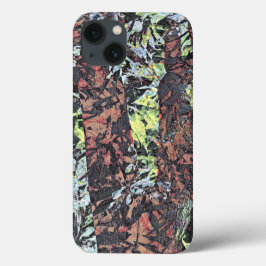 Arte digital de padrão de flor floral com árvore