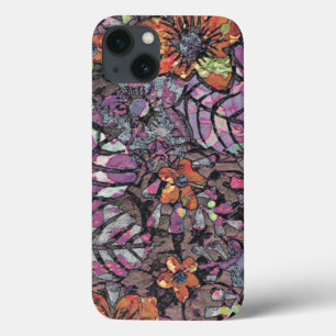 Arte digital romântica do teste padrão floral da