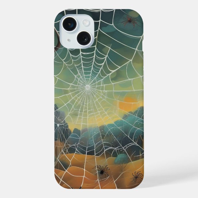 Arte digital, teia de aranha, aranhas (Verso)