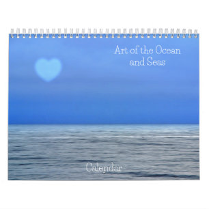 Arte do Calendário do Oceano e do Mar
