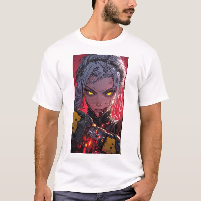 Arte do conceito de estilo anime em T-Shirt em Fun (Frente)