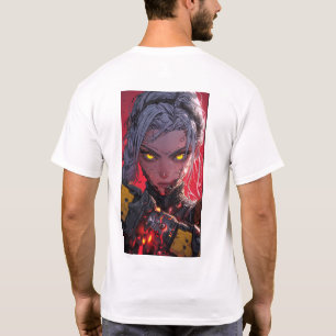 Arte do conceito de estilo anime em T-Shirt em Fun