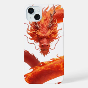 Arte do Dragão de Fogo Vermelho Desenho de Dragã