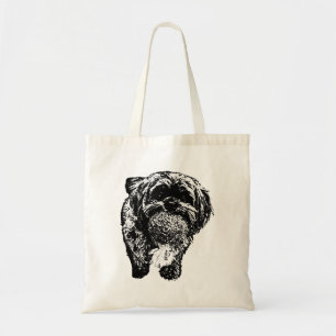 Arte do Jogo de Bola do Shih Tzu Bolsa Tote de C