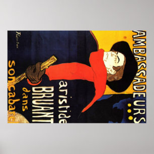 Arte do poster de Toulouse Lautrec