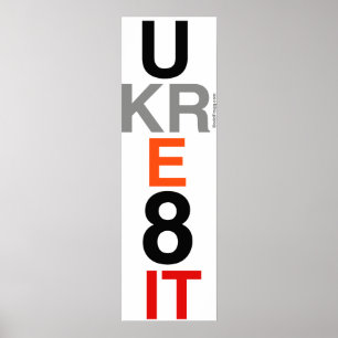 Arte do poster de UKRE8IT (você o cria)