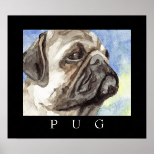 Arte do poster do Pug