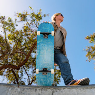 Arte do skate de impressão digital retroativa