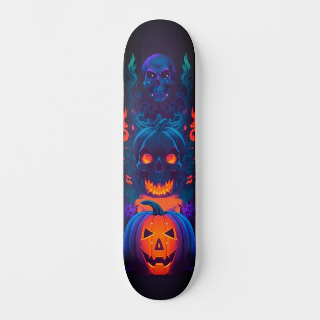 Arte do Skateboard Halloween (Frente)