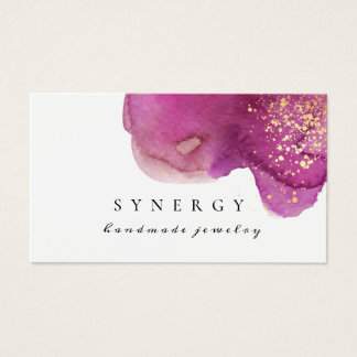 Arte Dourada Roxo abstrato artística