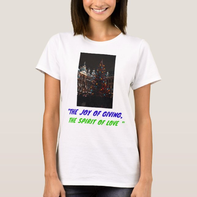 Arte e design para t-shirts de celebração de natal (Frente)