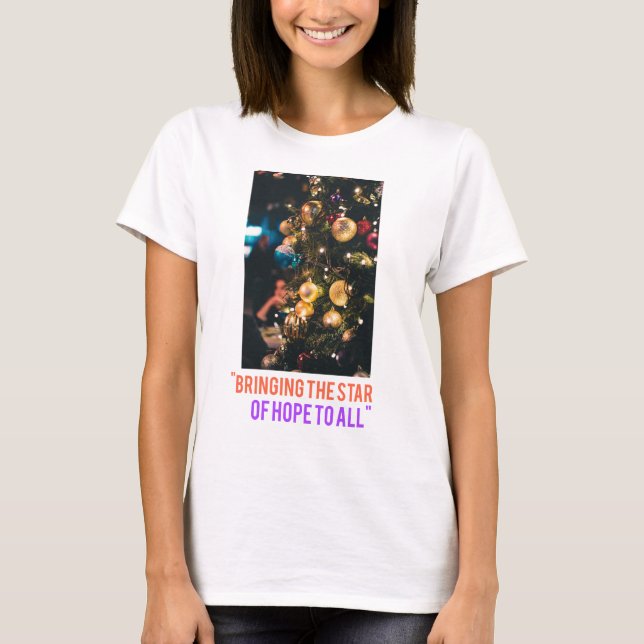 Arte e design para t-shirts do programa de natal (Frente)