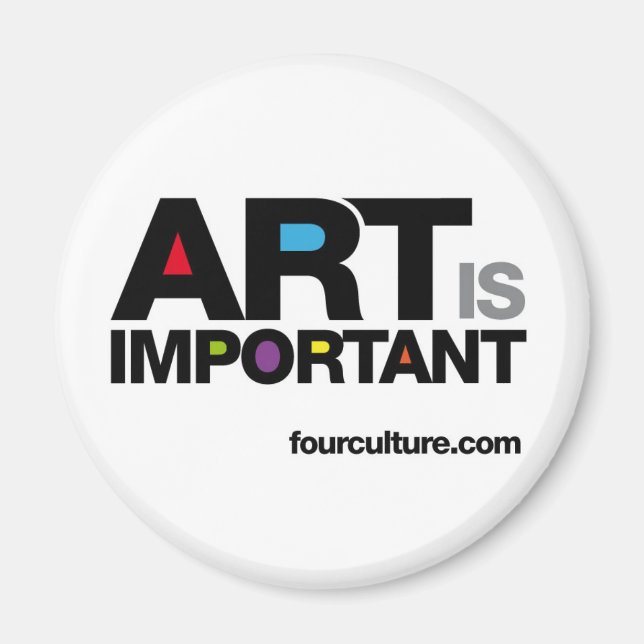 ARTE É UM Íman IMPORTANTE (Frente)
