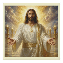 Arte em Tela da Revelação de Jesus Ressuscitado