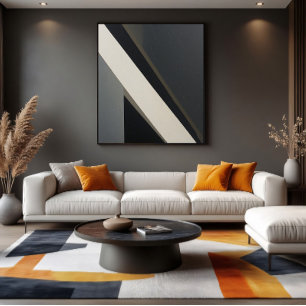 Arte em Tela de Decoração Moderna Abstrata e Sofis