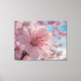 Arte em tela de impressão de flor de primavera ser