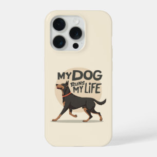Arte Esportiva Retro Doberman "Meu Cachorro Dirige
