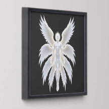 Arte Fantasia Anjo Guardião Celestial