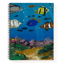Arte feita à mão - profundezas do oceano