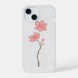 Arte Floral de Flor de Cerejeira Sakura Rosa Minim