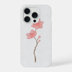 Arte Floral de Flor de Cerejeira Sakura Rosa Minim
