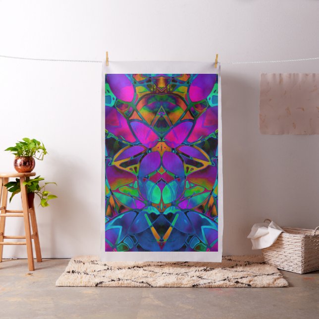 Arte floral do Fractal do tecido (In Situ)