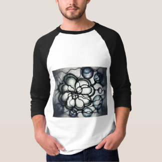 Arte Floral Neurográfica Camiseta Unisex Abstrata
