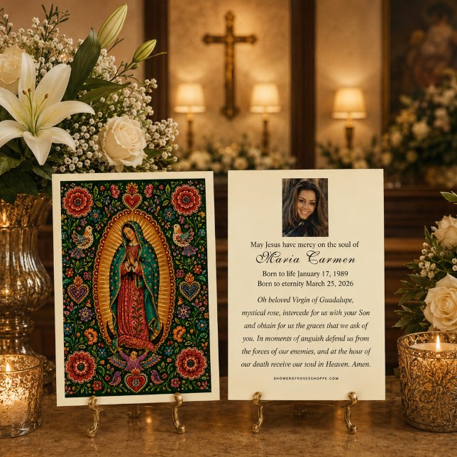 Arte Folclórico Mexicano Funeral Virgem de Guadalu (Criador carregado)