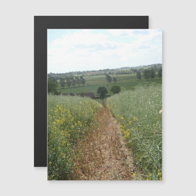 Arte fotográfica em inglês rural (Frente/Verso)