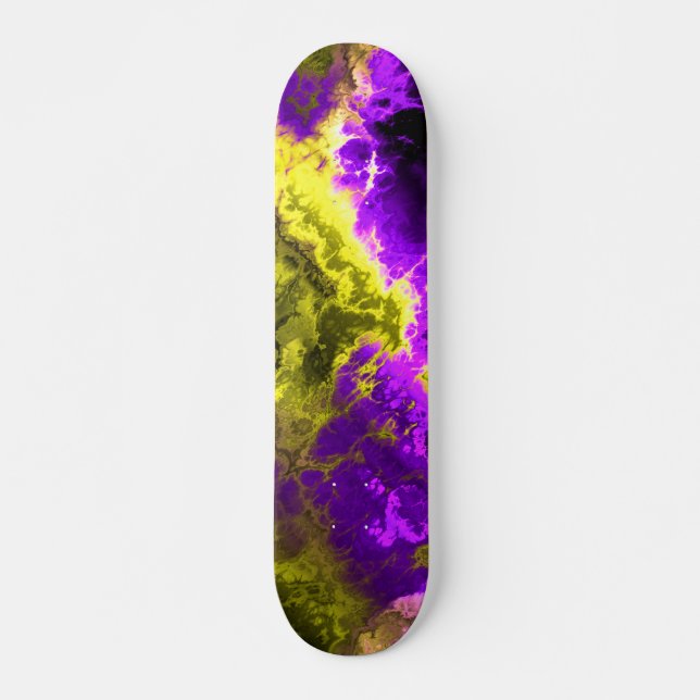 Arte Fractal 1-4 Skateboard (Frente)